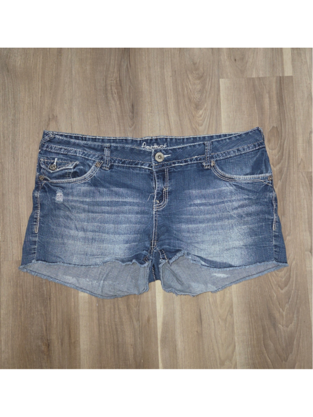 •Amethyst• Women's Jean Shorts Size 18 Blue Denim